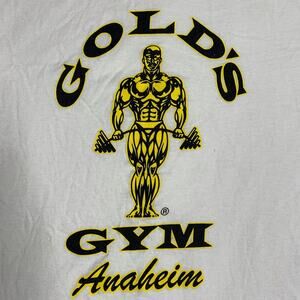 Vintage Golds Gym Anaheim White Tshirt